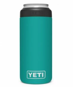 YETI Drinkware Accessories Rambler Stainless Steel Aquifer Blue Beverage Insulator