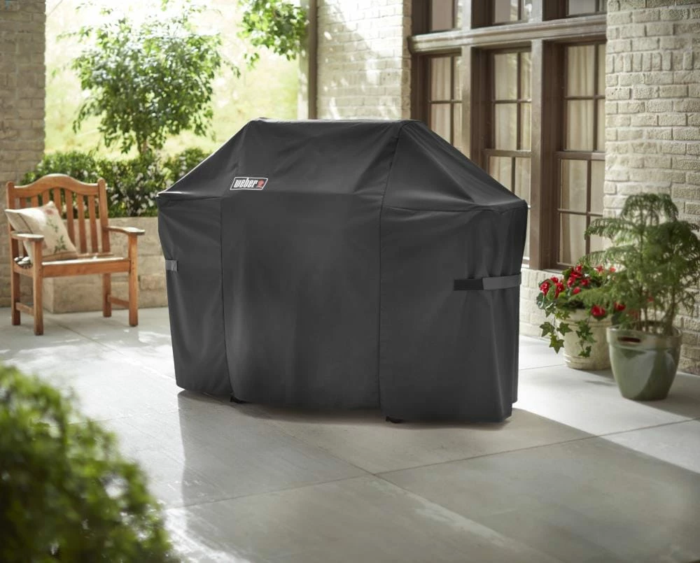 Weber Grill Covers 26.8-in W x 47-in H Black Gas Grill Cover 4 Weber Grill Covers 26.8-in W x 47-in H Black Gas Grill Cover - Image 4
