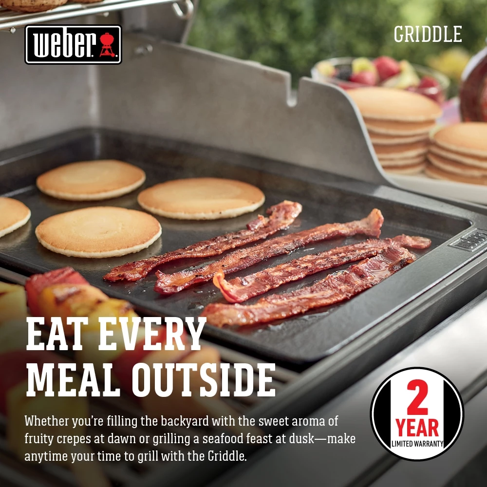 Weber Grill Cooking Grates & Warming Racks 18.9-in x 13.2-in Rectangle Porcelain-coated Cast Iron Grilling Grate 9 Weber Grill Cooking Grates & Warming Racks 18.9-in x 13.2-in Rectangle Porcelain-coated Cast Iron Grilling Grate - Image 9