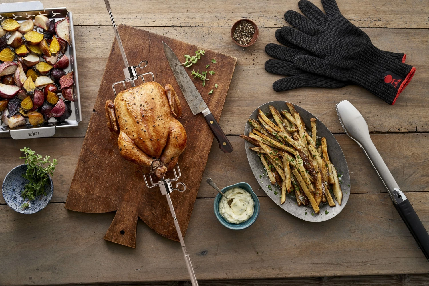 Weber Grill Rotisseries 42.1-in Stainless Steel Grill Rotisserie 4 Weber Grill Rotisseries 42.1-in Stainless Steel Grill Rotisserie - Image 4