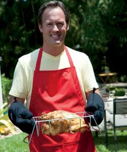 Weber Grilling Apparel Red Cotton Grilling Apron 7 Weber Grilling Apparel Red Cotton Grilling Apron -Weber Online Store 44019114 scaled