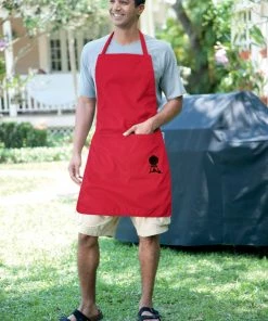 Weber Grilling Apparel Red Cotton Grilling Apron 6 Weber Grilling Apparel Red Cotton Grilling Apron -Weber Online Store 44019115 scaled