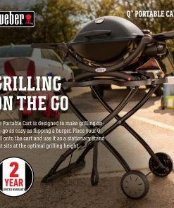 Weber Grill Carts & Grill Stands Black Thermoset Plastic Folding Grill Cart -Weber Online Store 44019138