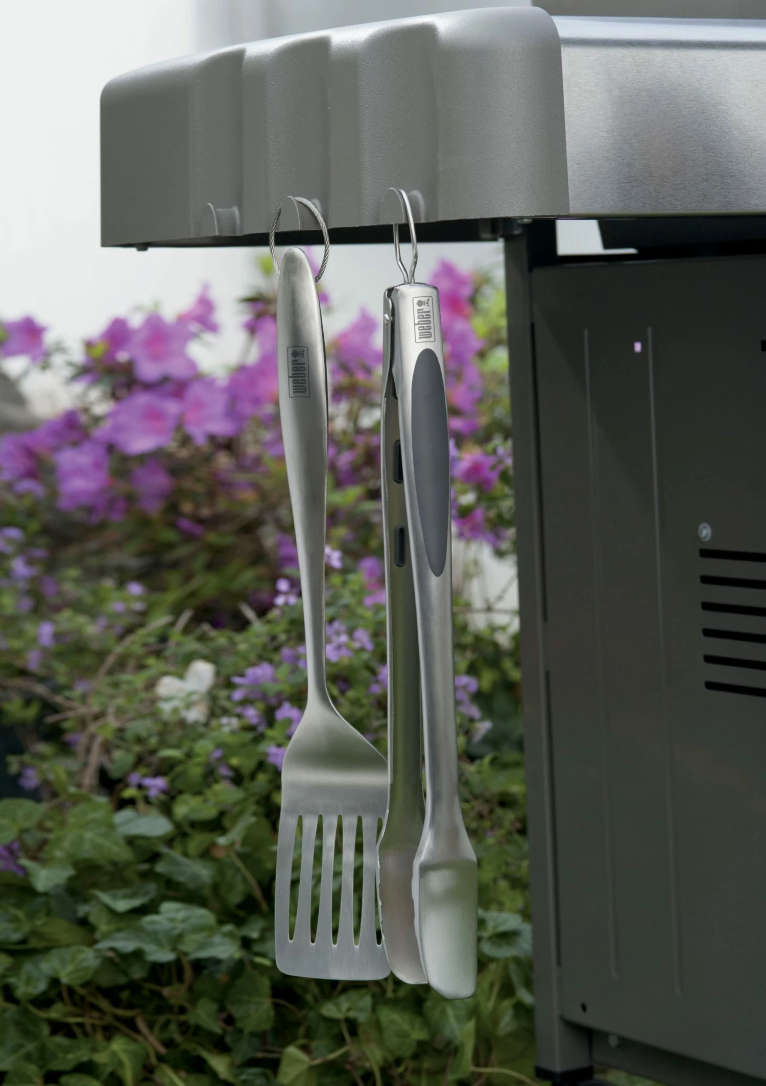 Weber Grilling Tools & Utensils 2-Pack Stainless Steel Tool Set 3 Weber Grilling Tools & Utensils 2-Pack Stainless Steel Tool Set - Image 3