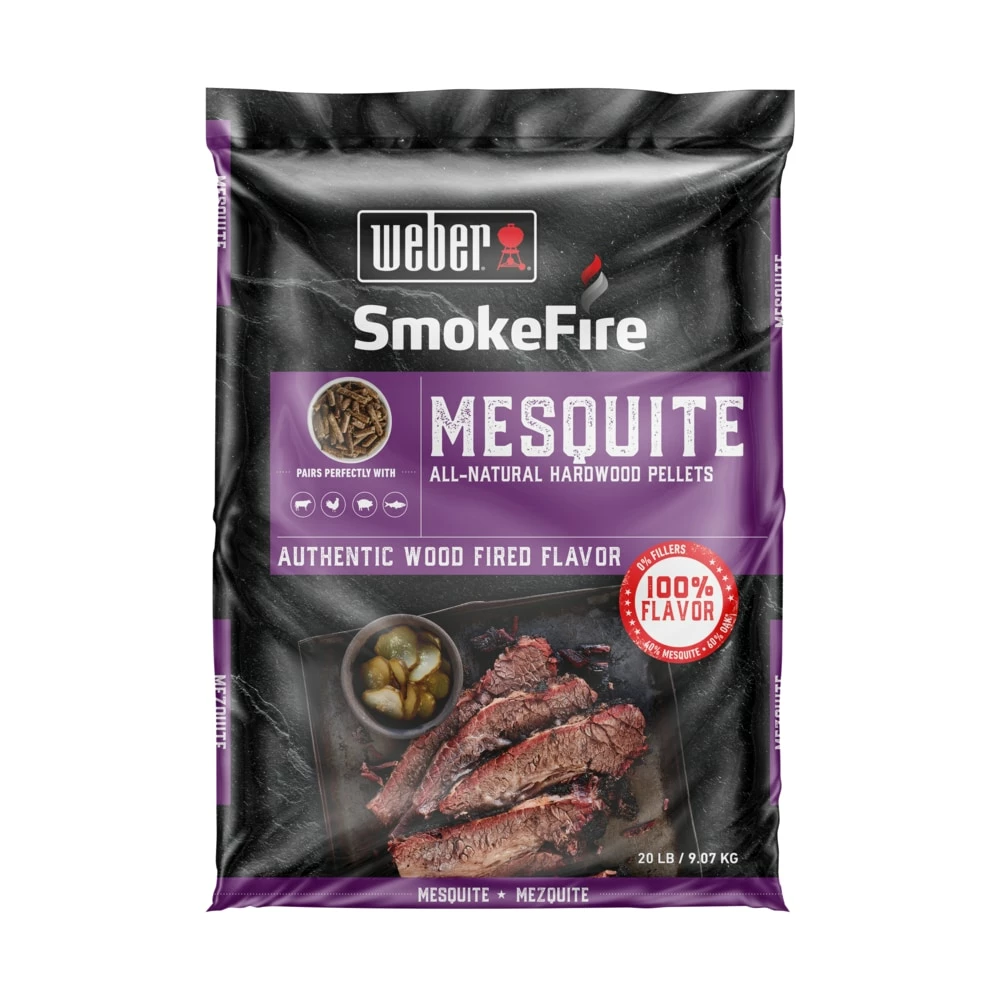 Weber SmokeFire Mesquite 20-lb Grill Pellets 1 Weber SmokeFire Mesquite 20-lb Grill Pellets