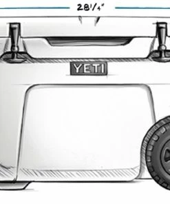 YETI Portable Coolers Tundra Haul Wheeled Insulated Chest Cooler, Tan -Weber Online Store 44044421