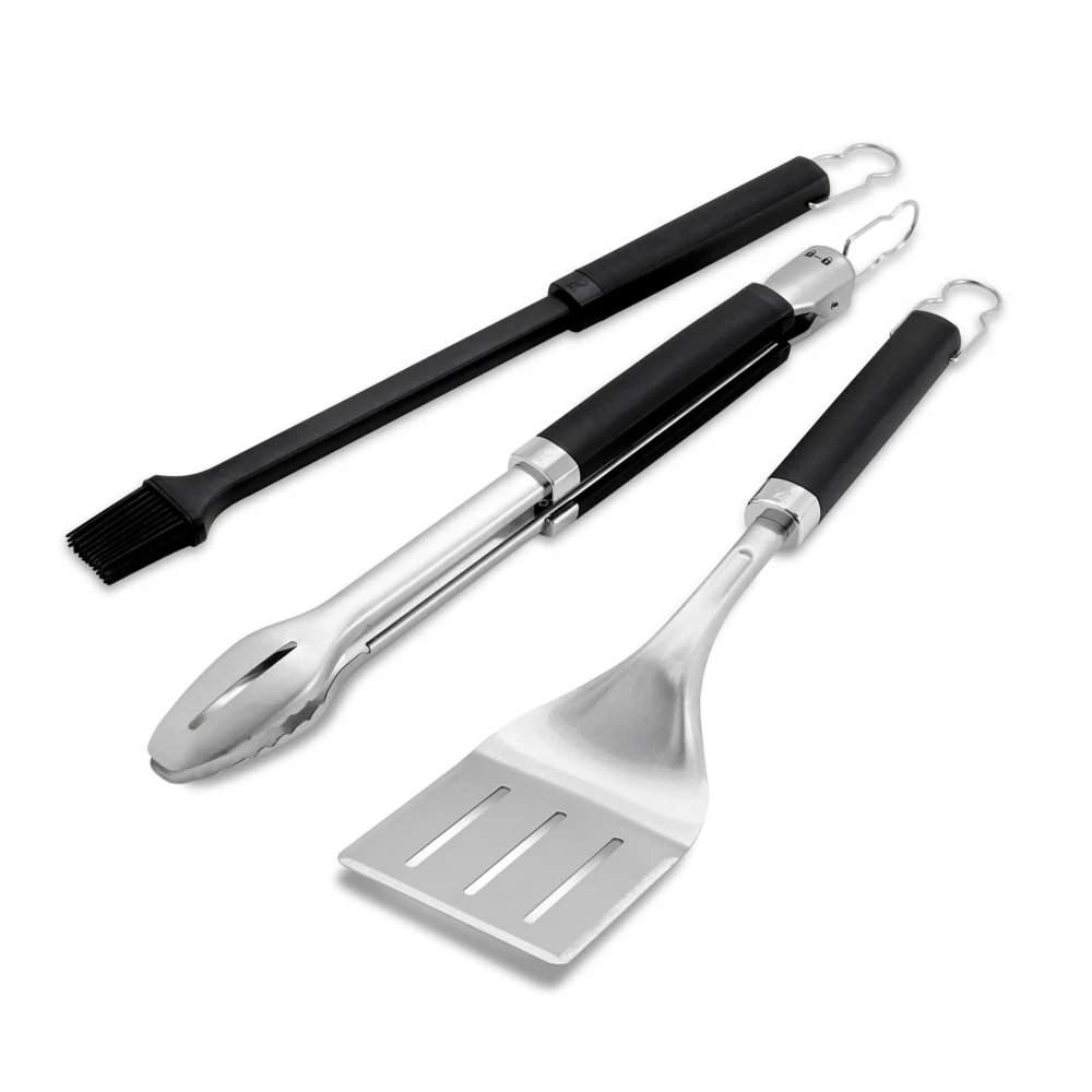 Weber Grilling Tools & Utensils Precision 3-Piece Grill Tool Set 1 Weber Grilling Tools & Utensils Precision 3-Piece Grill Tool Set