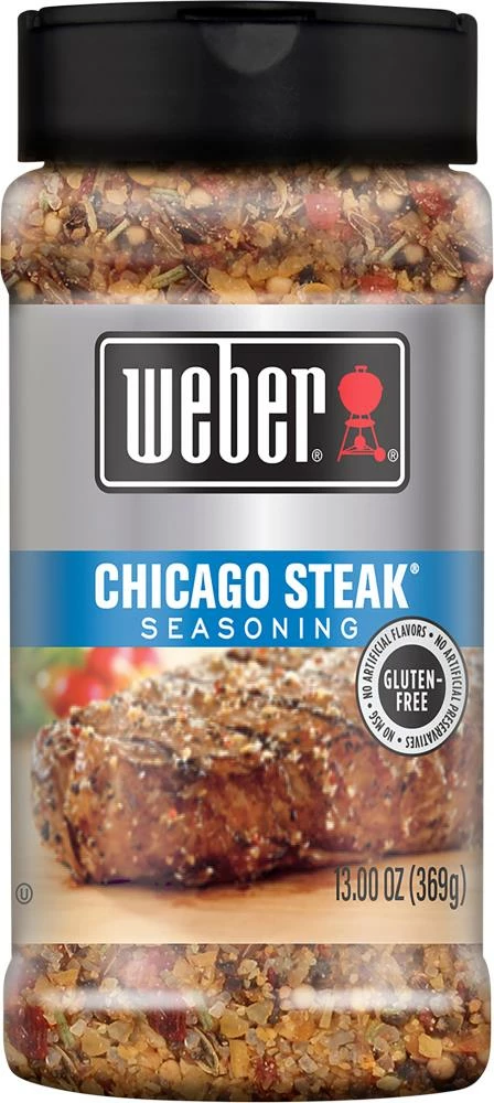 Weber Dry Seasoning & Marinades Weber Chicago Steak Seasoning 13 oz 1 Weber Dry Seasoning & Marinades Weber Chicago Steak Seasoning 13 oz