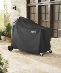 Weber Grill Covers Summit Kamado S6 Charcoal Grill Center Cover 53-in W x 44.5-in H Black Kamado Grill Cover 8 Weber Grill Covers Summit Kamado S6 Charcoal Grill Center Cover 53-in W x 44.5-in H Black Kamado Grill Cover -Weber Online Store 44310481 scaled