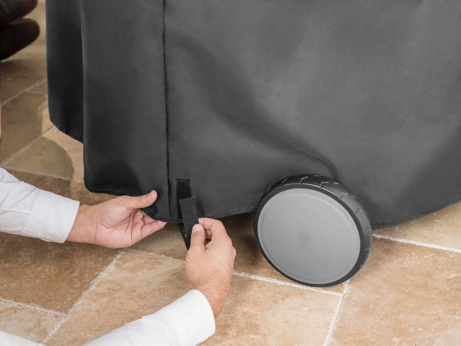 Weber Grill Covers Summit Kamado E6 Charcoal Grill Cover 35.8-in W x 43-in H Black Kamado Grill Cover 3 Weber Grill Covers Summit Kamado E6 Charcoal Grill Cover 35.8-in W x 43-in H Black Kamado Grill Cover - Image 3