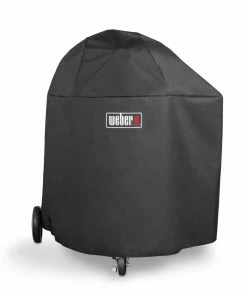 Weber Grill Covers Summit Kamado E6 Charcoal Grill Cover 35.8-in W x 43-in H Black Kamado Grill Cover