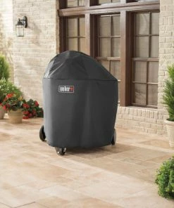 Weber Grill Covers Summit Kamado E6 Charcoal Grill Cover 35.8-in W x 43-in H Black Kamado Grill Cover 8 Weber Grill Covers Summit Kamado E6 Charcoal Grill Cover 35.8-in W x 43-in H Black Kamado Grill Cover -Weber Online Store 44310490 scaled