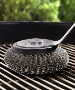 Weber Grill Brushes & Cleaning Blocks Wire Mesh Plastic 18-in Grill Brush -Weber Online Store 44418403 scaled