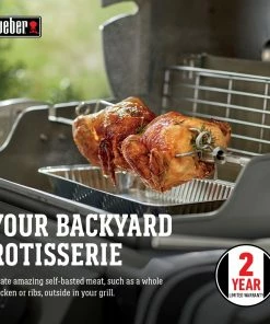 Weber Grill Rotisseries 42.1-in Stainless Steel Grill Rotisserie 12 Weber Grill Rotisseries 42.1-in Stainless Steel Grill Rotisserie -Weber Online Store 44458657