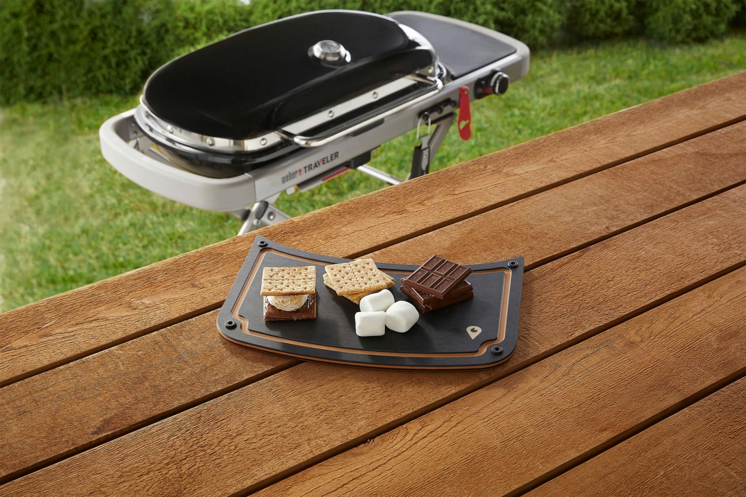 Weber Grilling Tools & Utensils Traveler Reversible Prep and Serve Board 5 Weber Grilling Tools & Utensils Traveler Reversible Prep and Serve Board - Image 5