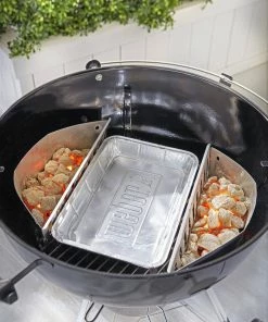 Weber Grill Drip Pans & Cups 10-Pack 13.125-in L x 9.125-in W Disposable Aluminum Foil Grill Drip Pan -Weber Online Store 45008823 scaled